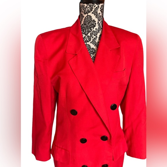 Christian Dior Authentic Rare Vintage The Suit 2 Piece Skirt Suit - Picture 3 of 16